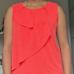 Layered Banana Republic blouse